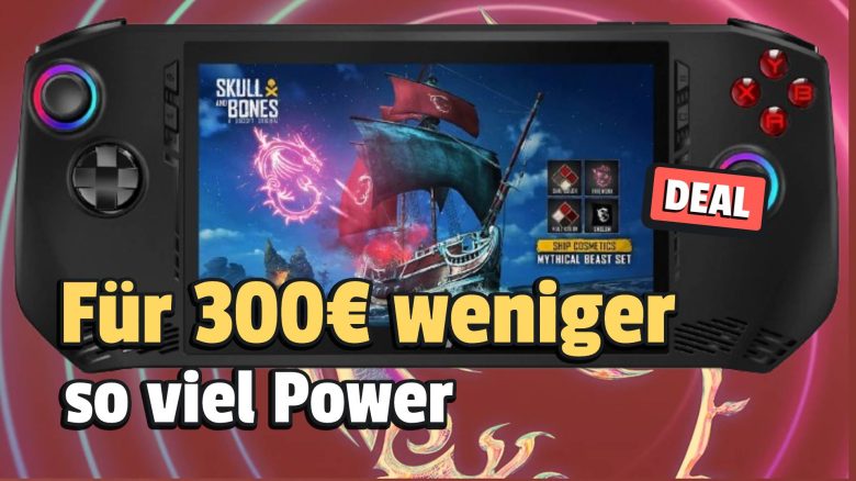 MSI Claw Handheld plötzlich satte 300€ günstiger: Erlebt AAA-Gaming jetzt auch unterwegs – zum Rekordpreis