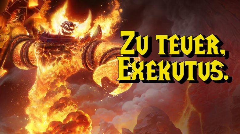 Hearthstone zu teuer Exekutus titel titel 1280x720