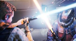 Jedi Survivor Cal kämpft Lichtschwert