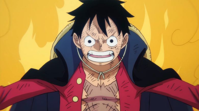 One Piece Ruffy Flamme Titel title