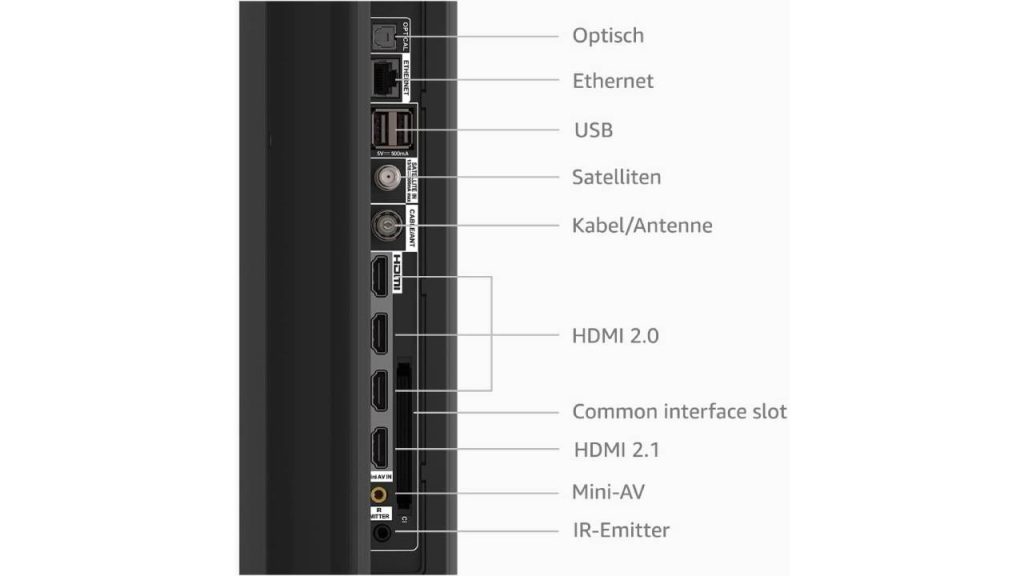 4K-TV mit vielen Anschlussmöglichkeiten