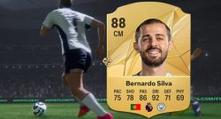 Titel FC 25 Bernardo Silva Karte als einer der besten Dribbler in Ulitmate Team