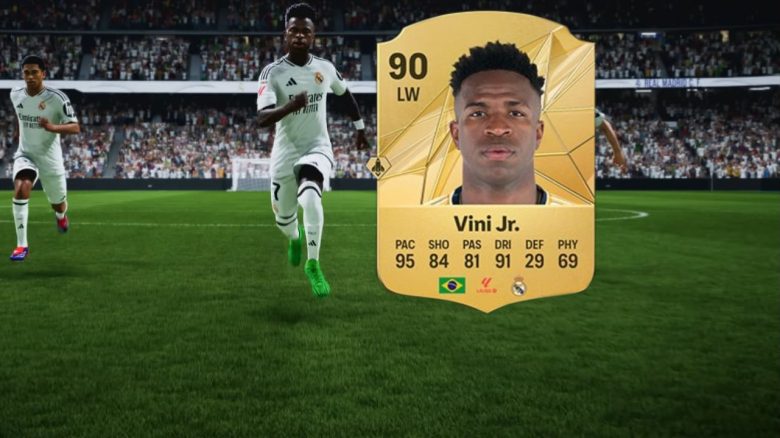 Titel FC 25 Vinicius Junior sprintet vor seinen Teamkollegen