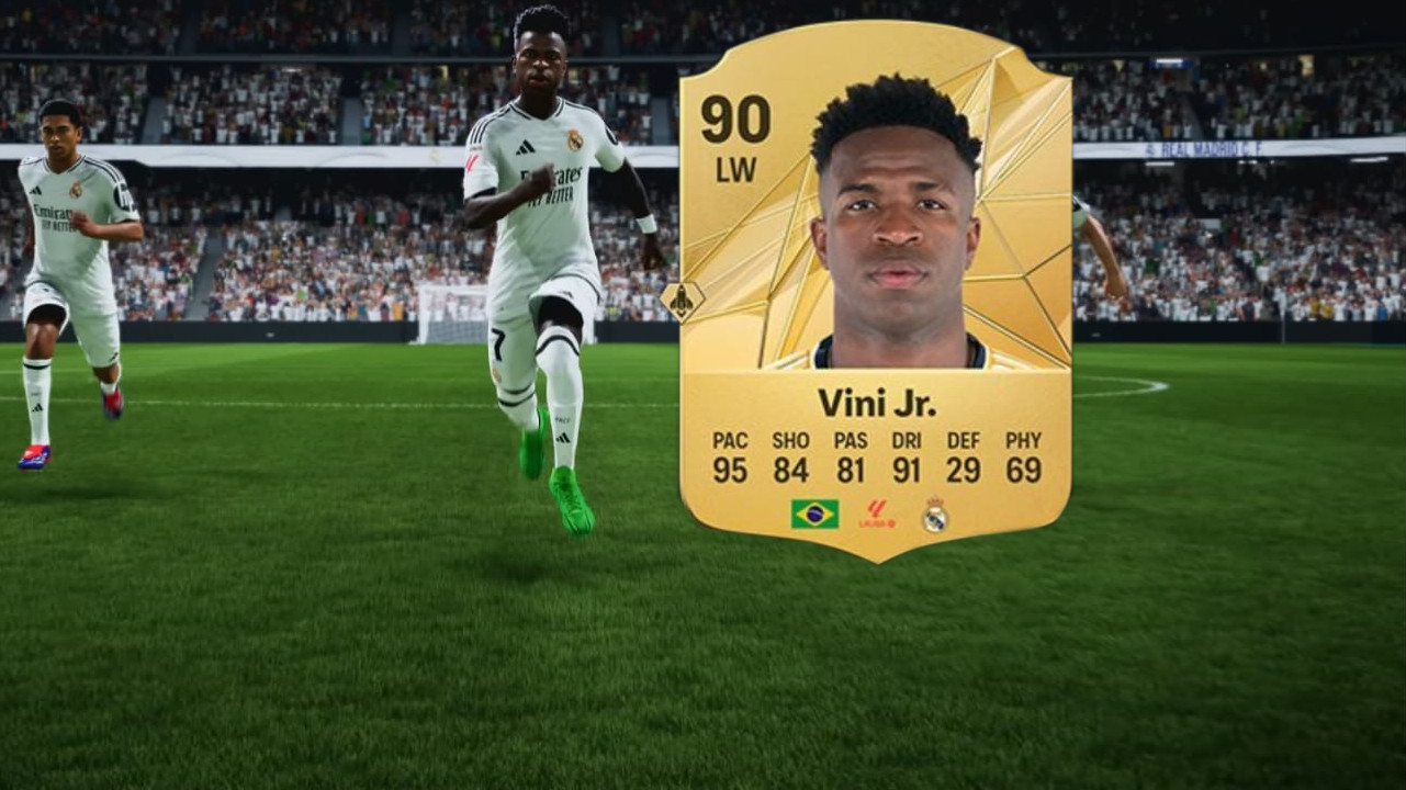 Titel FC 25 Vinicius Junior sprintet vor seinen Teamkollegen
