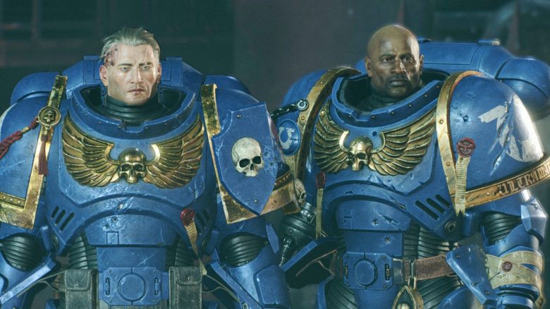 Warhammer 40k Space Marine 2 Ultramarines titel