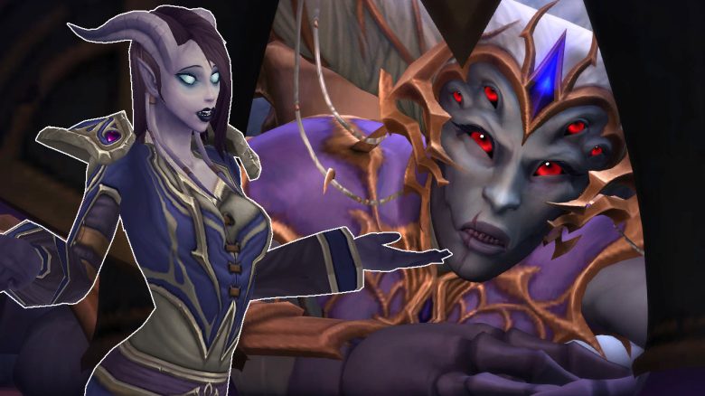 WoW Draenei Ask Queen Ansurek titel title 1280x720