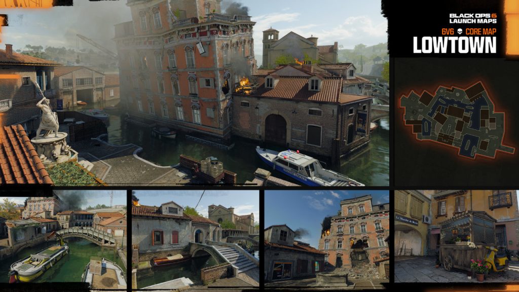 CoD BO6 Map Lowtown