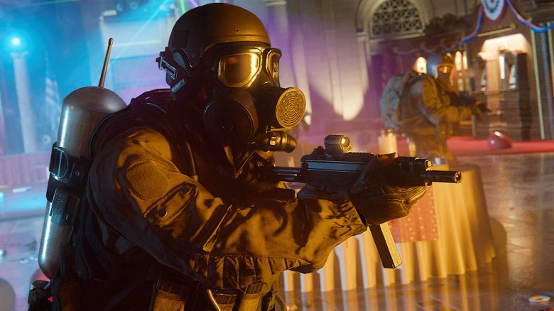 CoD Black Ops 6, Map Gala, Operator mit Gasmaske