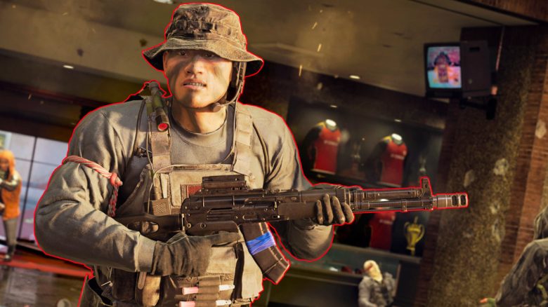 CoD Black Ops 6 Operator mit rotem Rand