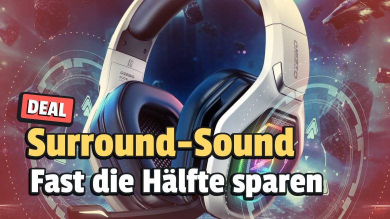 Gaming-Headset mit 3D-Surround-Sound kostet bei Amazon fast die Hälfte – hört jeden Schritt eures Gegners und reagiert blitzschnell