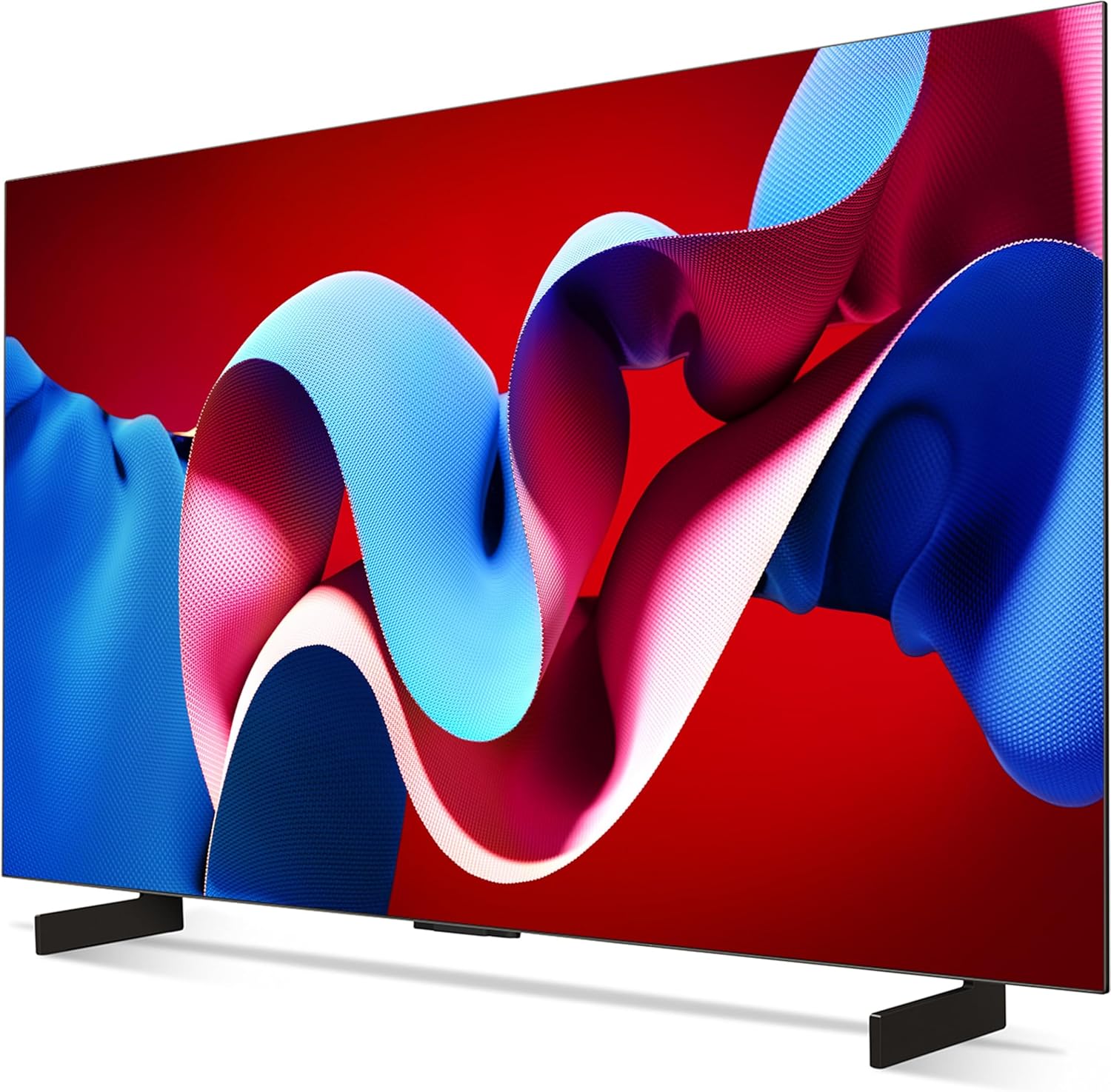 LG OLED-TV C4: Den aufgrund seiner Größe auch als Gaming-Monitor geeigneten 42-Zöller gibt es bei Amazon mit Coupon schon für 889,99 Euro statt 989,99 Euro