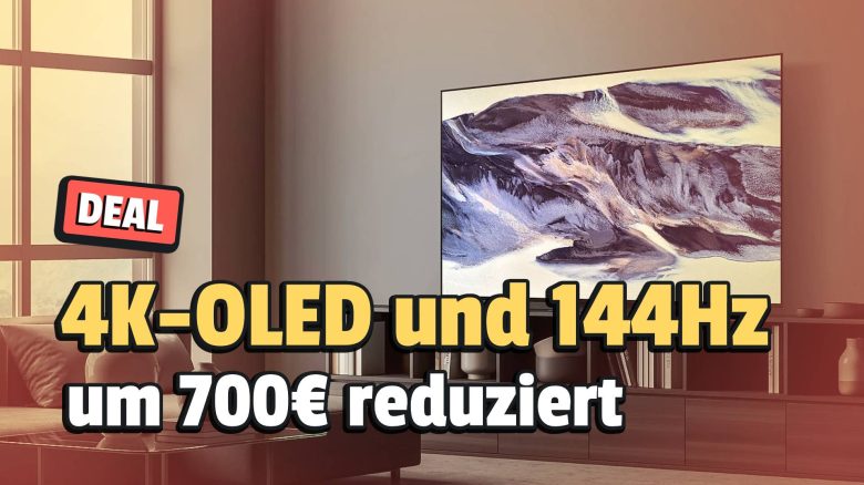 Spart jetzt 700€ auf diesen OLED-TV mit 144Hz – ein atmosphärisches Paradies für Gamer & Filmfans