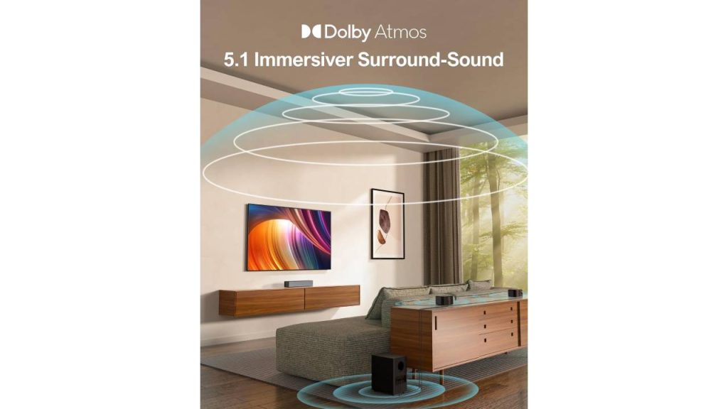 Soundbar mit intensivem Raumklang 