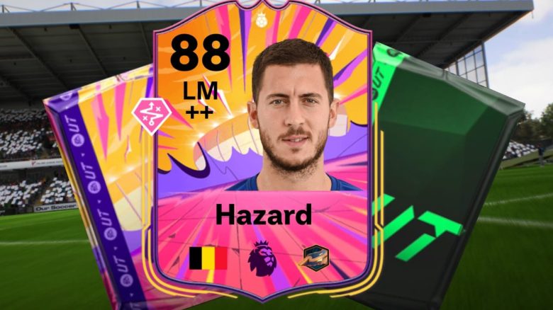 Titel FC 25 Hazards Hero Karte taucht zwischen zwei Packs auf