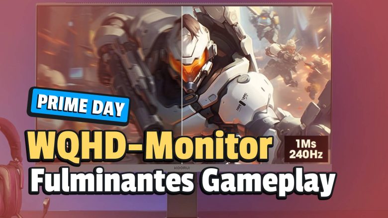 WQHD-Monitor mit 240Hz ist ein absolutes Shooter-Monster – lehrt euren Gegnern das Fürchten und spart viel Geld am Prime Day