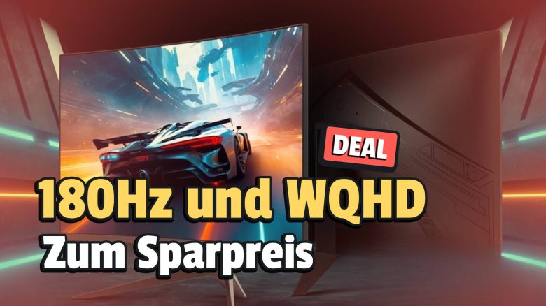 Gamer aufgepasst: WQHD-Monitor mit 180Hz für flüssiges Gameplay zum Schnäppchenpreis