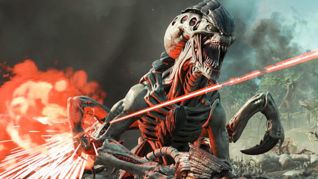 Warhammer 40k space marine 2 Tyranid screaming during an attack Title