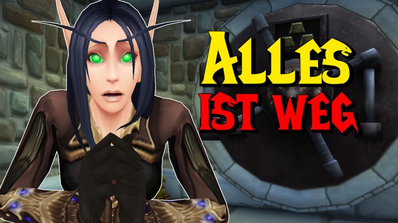 WoW Alle ist weg female blood elf beg titel title 1280x720