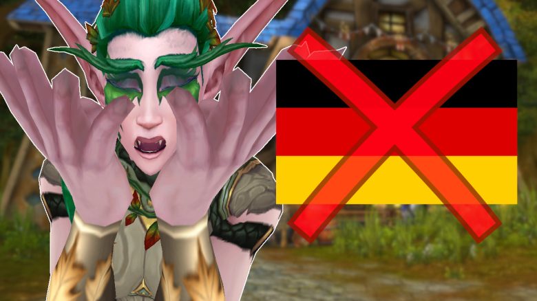 WoW German Flag Crossed Night Elf Cry titel title 1280x720