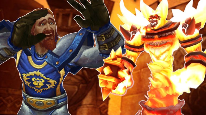 WoW Ragnaros Human Male Solider Cower titel title 1280x720