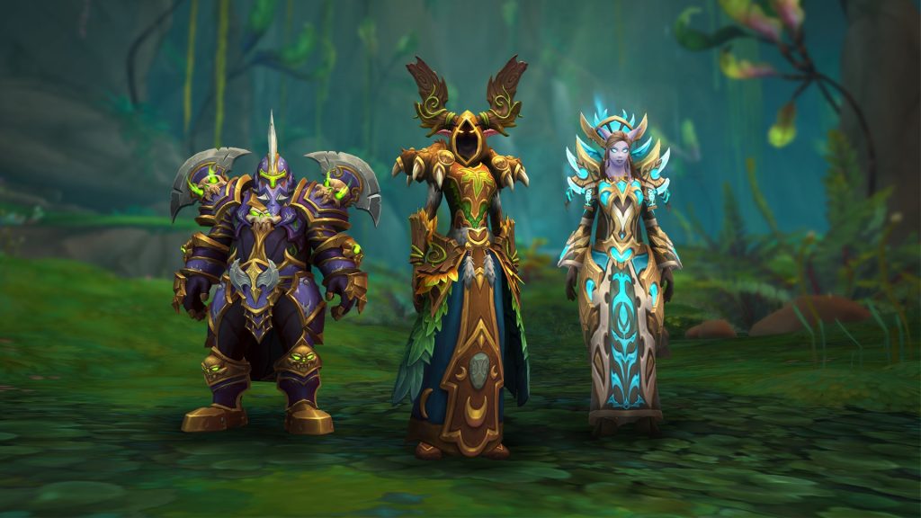 WoW Tier 2 Set Druid Warrior Priest HD