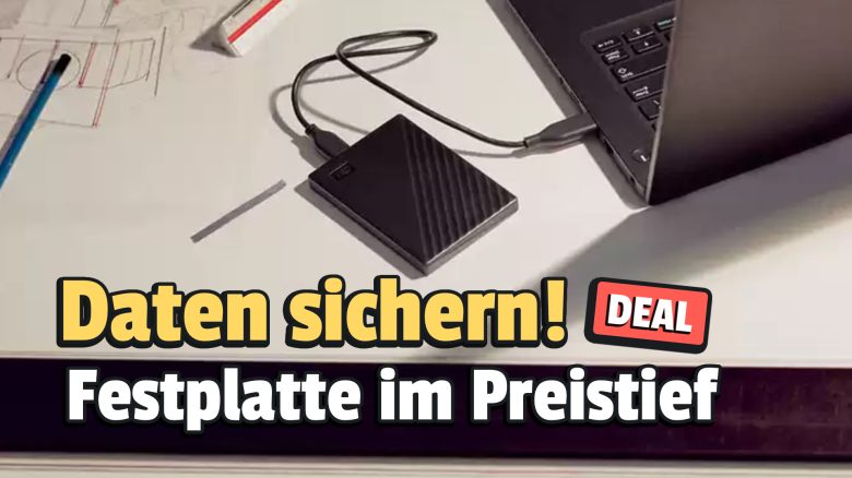 Nur noch bis Montagfrüh: Externe Festplatte mit 6 TB im Preistief