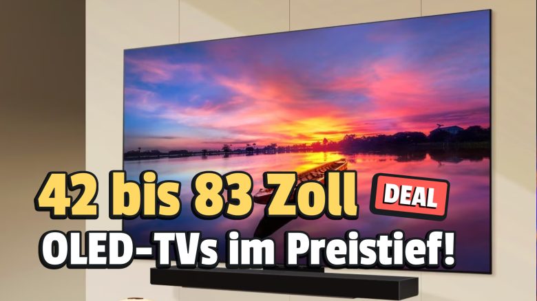 Kompakte 42 bis riesige 83 Zoll: OLED-TVs in (fast) allen Größen jetzt am günstigsten bei Amazon