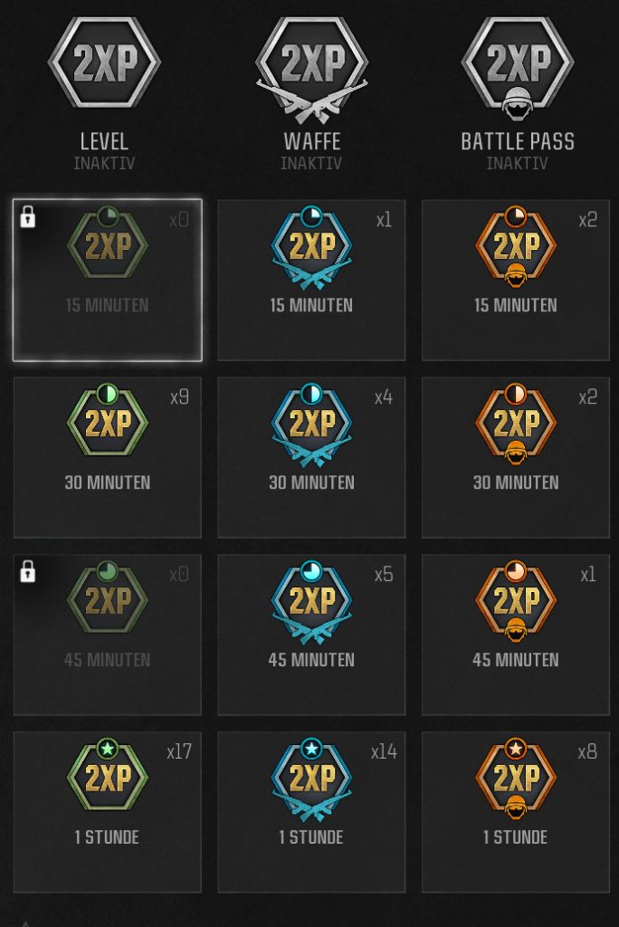 Black Ops 6 unused XP boosts are available