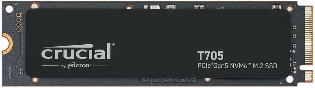 PCIe-5.0-SSD Crucial T705 mit 1 TB für 185,45 Euro statt 289,99 Euro UVP bei Amazon (Tiefstpreis!)