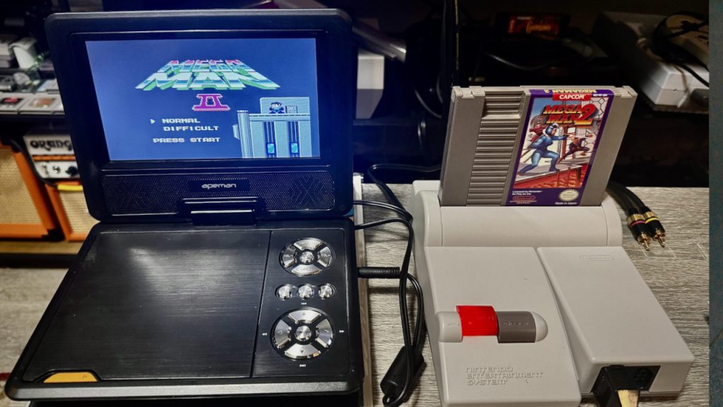 Portable DVD player and NES