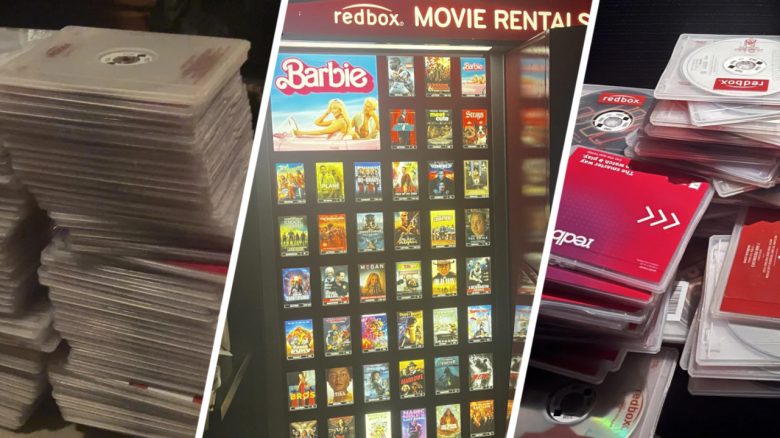 Ein Automat und viele DVDs