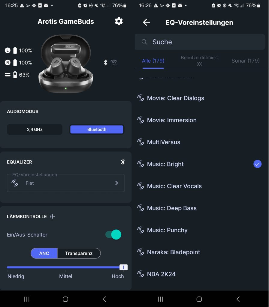 SteelSeries Arctis Companion App Android