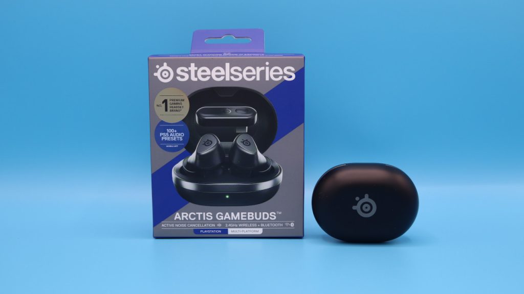 SteelSeries Arctis Gamebuds mit Verpackung