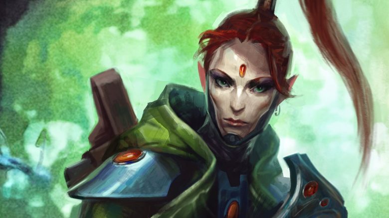 In Warhammer 40.000 gibt es Weltraum-Elfen, die lange das mächtigste Volk der Welt waren