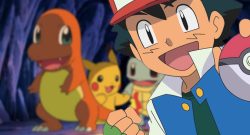 Collage Ash und 1. Gen Starter