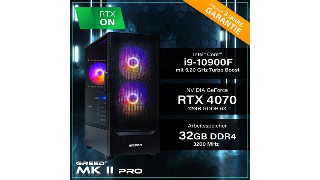 Der Gaming-PC hat exzellente Komponenten 