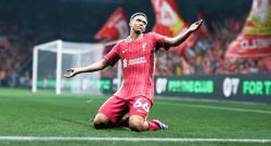 Titel EA FC 25 Liverpool Spieler Alexander-Arnold mit neuem Jubel