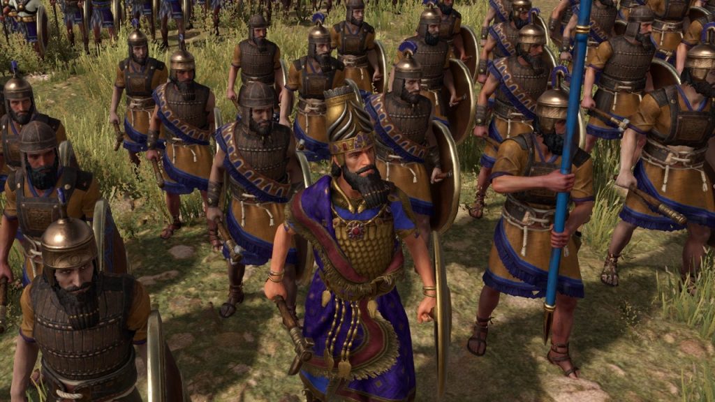 Total War Pharaoh – The King of Babylon and his bodyguard