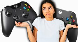 xbox series x one x frau verwirrt titel