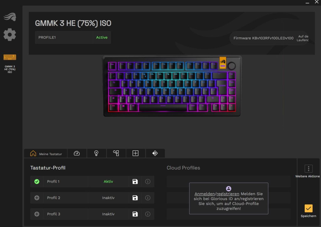 Glorious GMMK3 HE Software 01