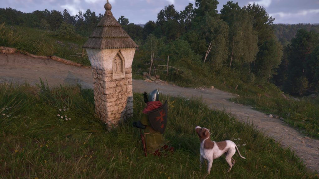 As a good Christian, Heinrich can pray away part of his sins.