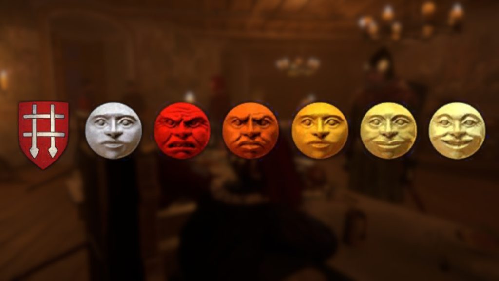 This is what the symbols for your reputation look like.