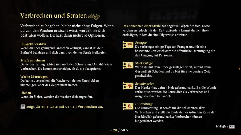 If your reputation is just a prison symbol, you must anticipate penalties based on your actions.