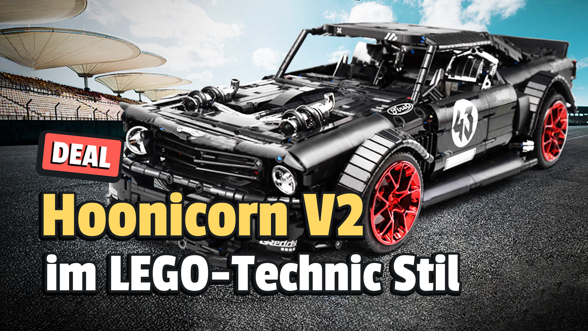 Eine Drift-Ikone hat dieses 1.400 PS-Monster legendär gemacht – Jetzt gibt es das Auto mit 2.900 Teilen und 3 Motoren im LEGO Technic Stil