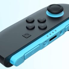 Nintendo Switch 2 Trailer Screenshot 4 Joycon blau
