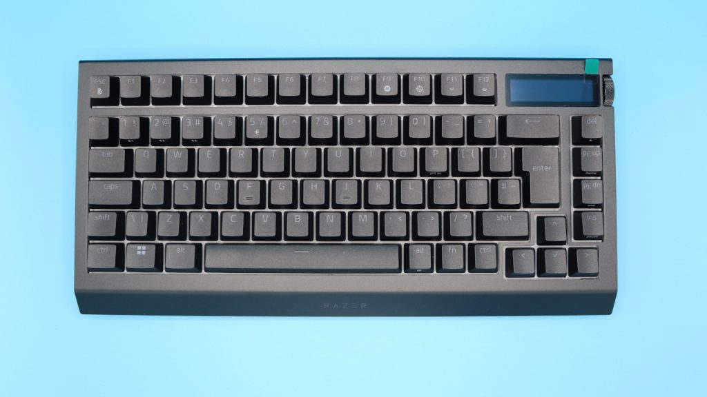 Razer Blackwidow V4 Pro 75 Frontalansicht oben