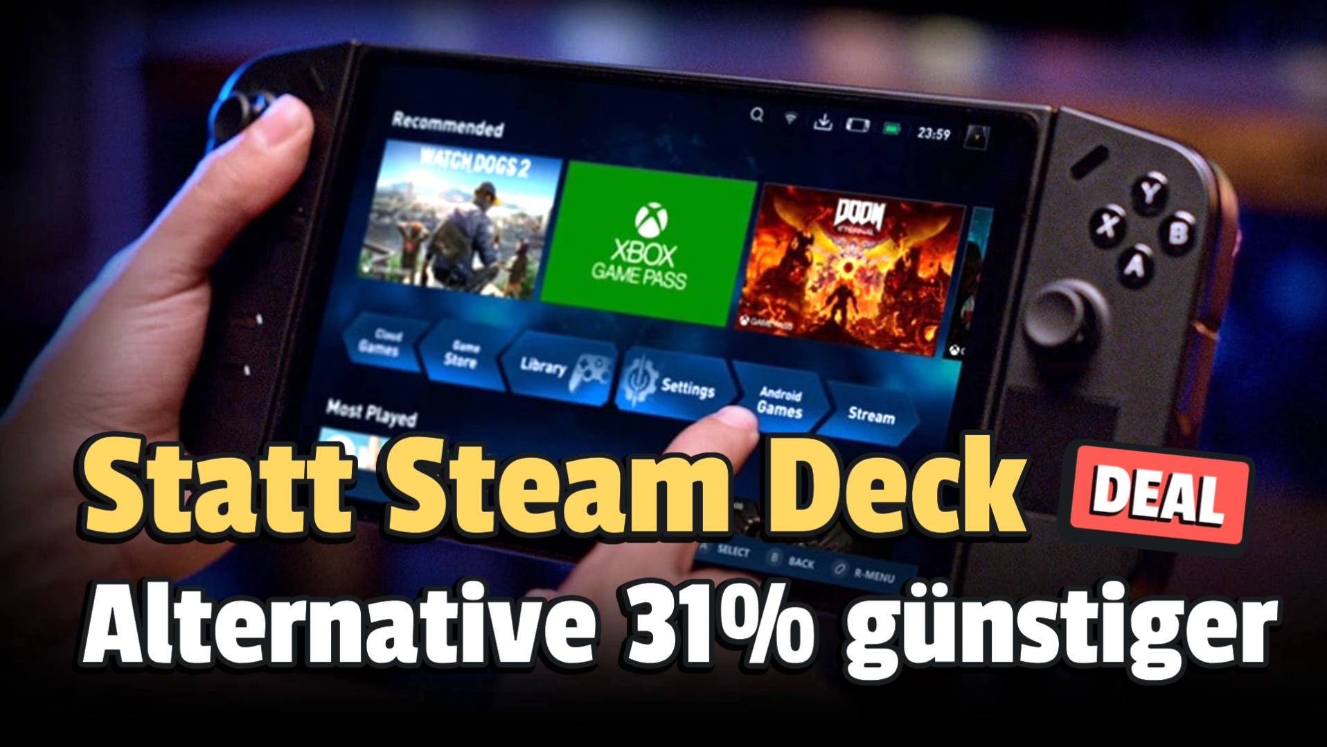 Einen der besten Steam-Deck-Konkurrenten gab es noch nicht günstiger als jetzt