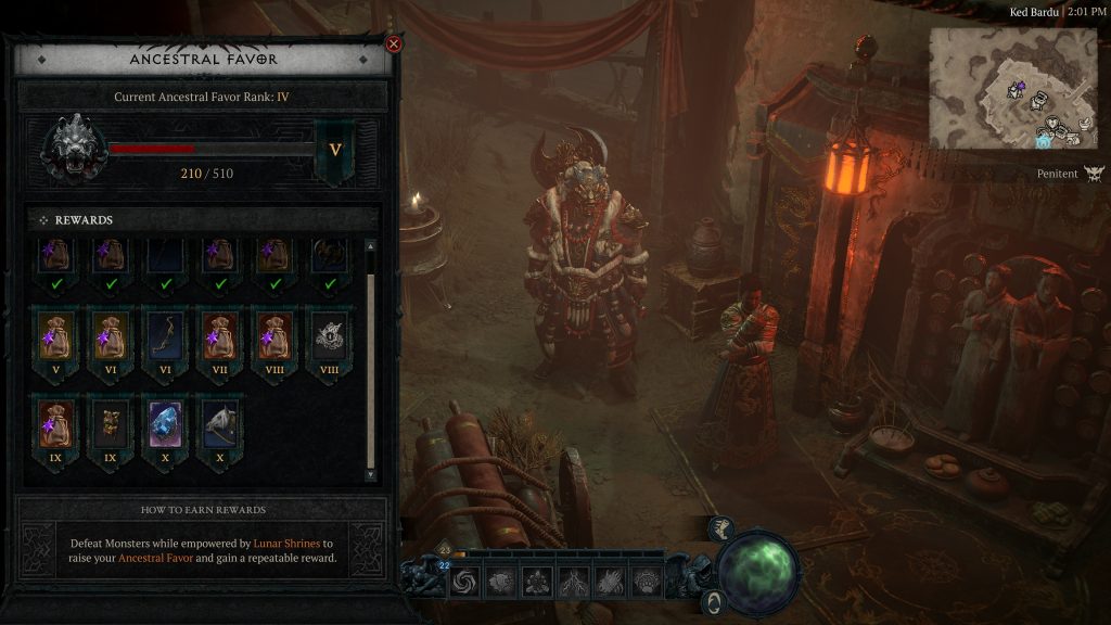 lunar awakening February 2025 Diablo 4 favor