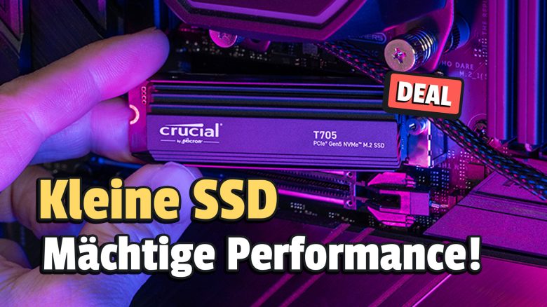 66 Prozent Rabatt?! Eine der schnellsten NVMe-SSDs mit PCIe Gen5 überhaupt ist jetzt so günstig wie noch nie bei Amazon!