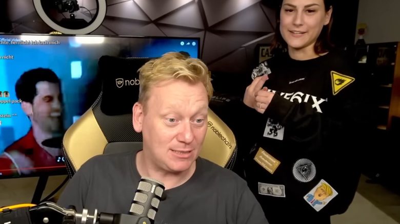 Der Entertainer des deutschen Twitch dachte: Wenn seine Frau sich die Augen machen lässt, ist es vorbei